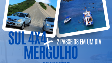 PASSEIO 4X4 + MERGULHO NOS PARRACHOS DE PIRANGI DO NORTE